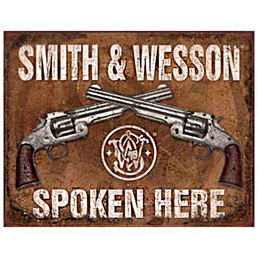 Μεταλλική Επιγραφή "Smith & Wesson"